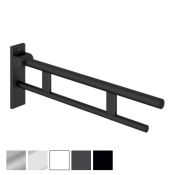 HEWI System 900 - 750mm Hinged Support Rail Duo Design B, OPT Leg - Choice of Finish